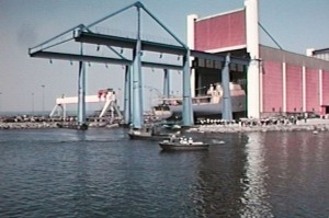 Minfartyg Carlscrona 1980